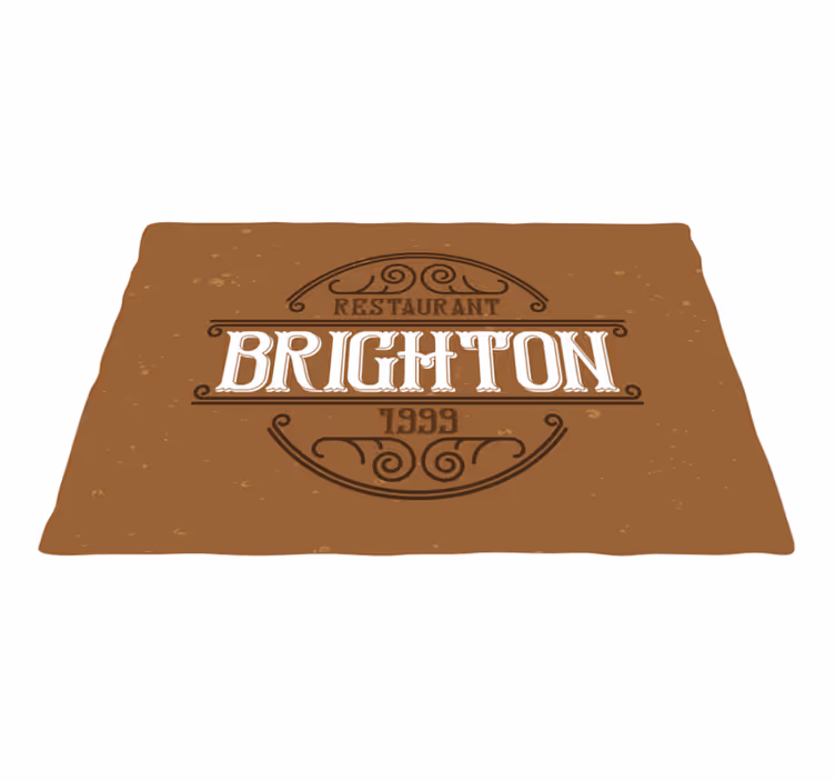 Set de table design nom Enseignes de restaurant - TenStickers