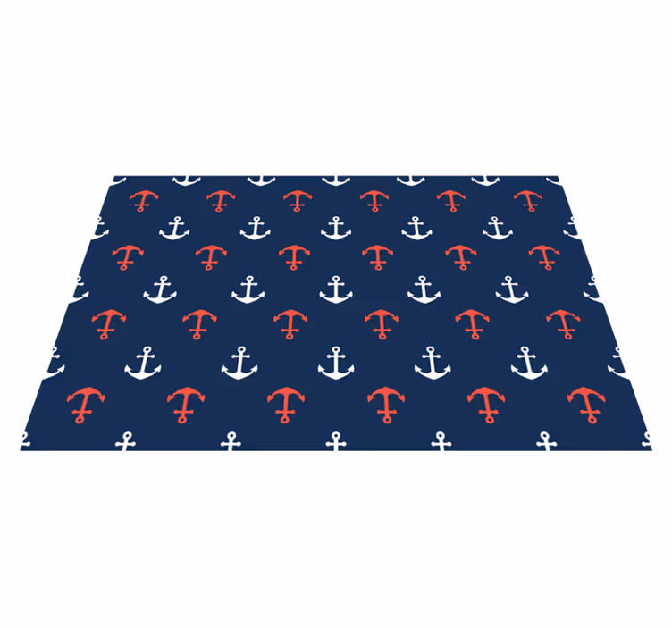 Set de table original motif d'ancre nautique - TenStickers