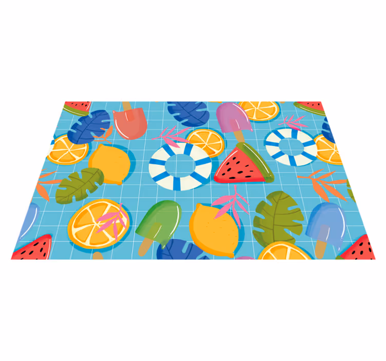 Set de table enfant fruits et crèmes glacées - TenStickers