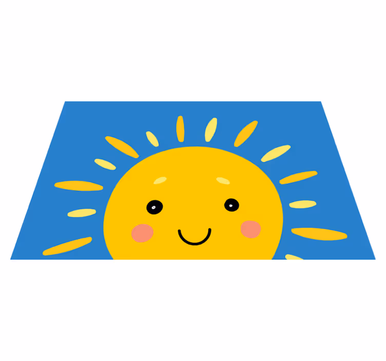 Set de table enfant visage de soleil souriant - TenStickers