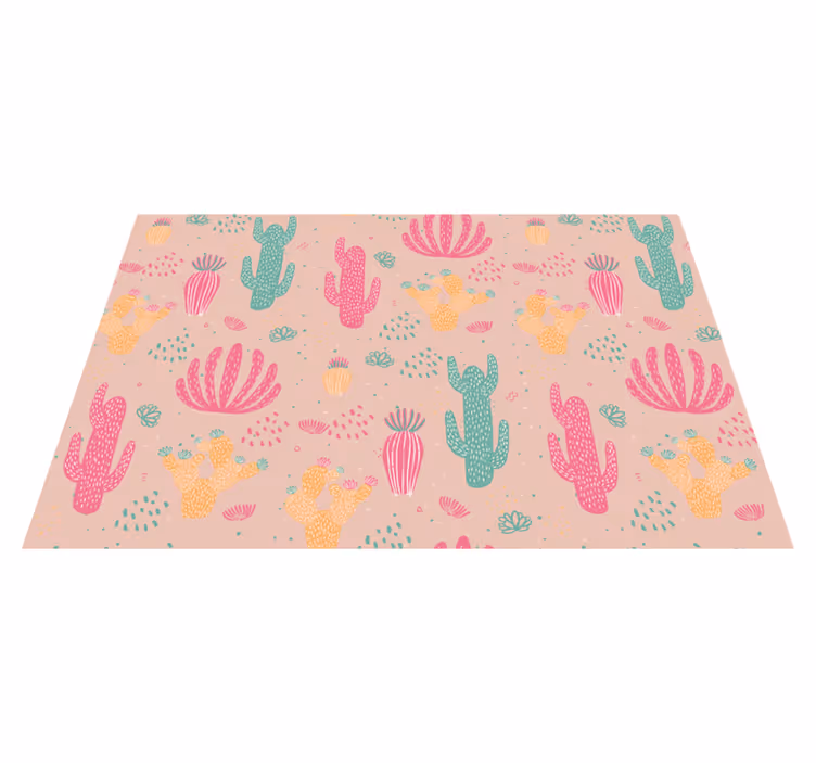 Set de table original motif de cactus vibrant - TenStickers