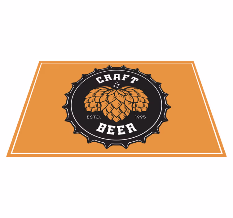 Set de table original logo de bière artisanale - TenStickers