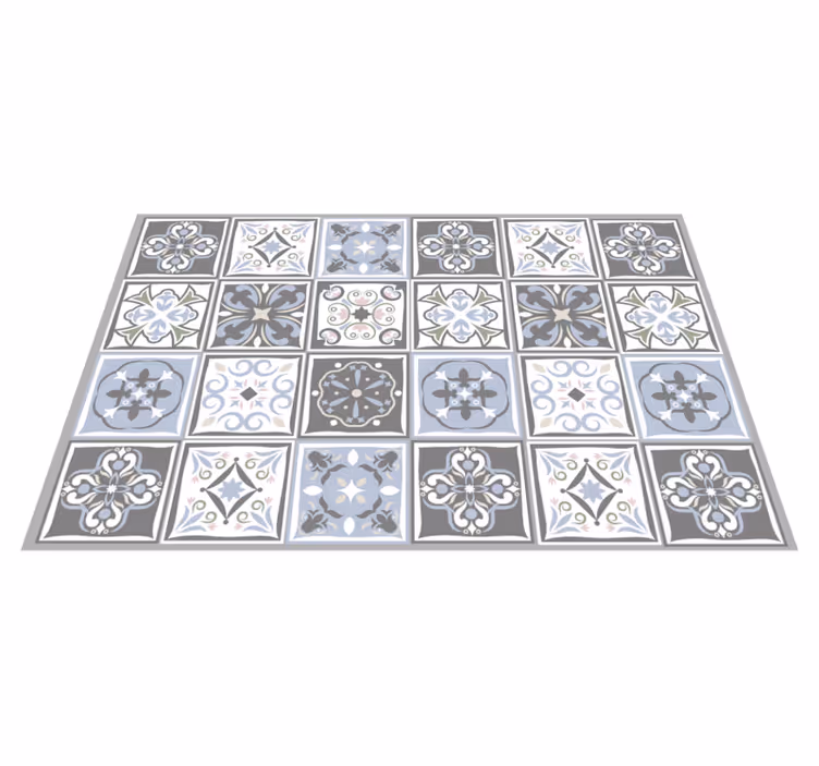 Set de table motifs de carreaux ornés - TenStickers