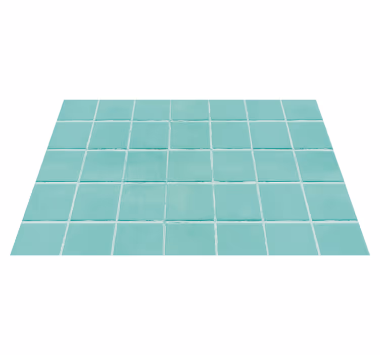 Set de table surface carrelée turquoise - TenStickers