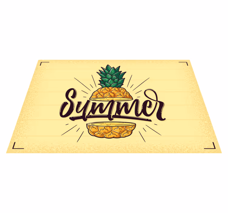 Set de table design citation ananas d'été - TenStickers