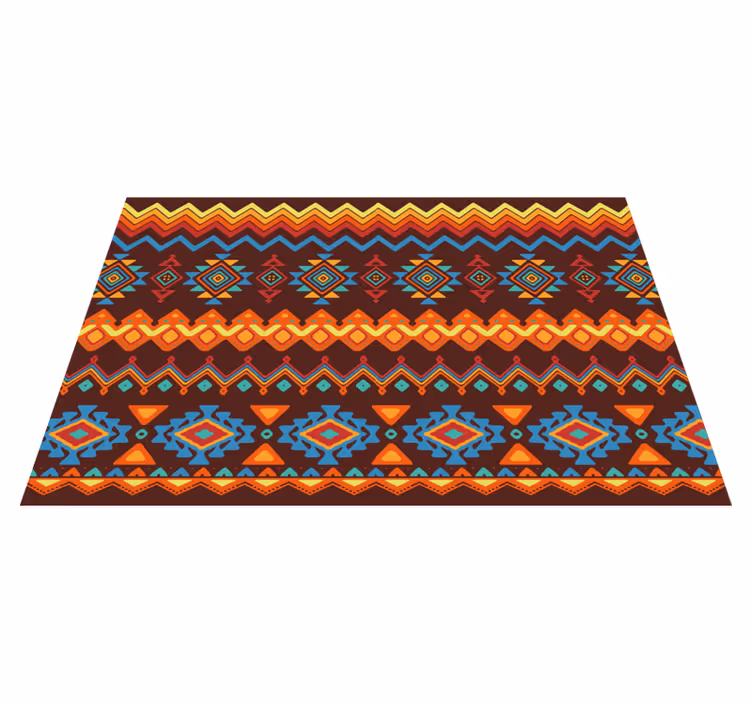 Set de table original Éléments géométriques vifs - TenStickers