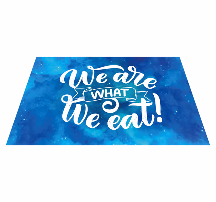 Set de table design citation art de citation inspirant - TenStickers