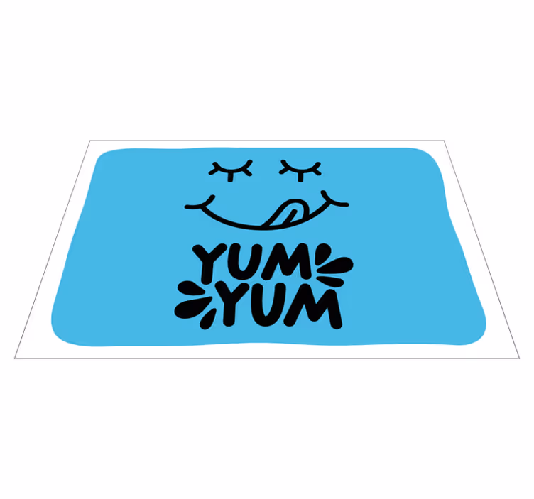 Set de table original expression ludique de la nourriture - TenStickers