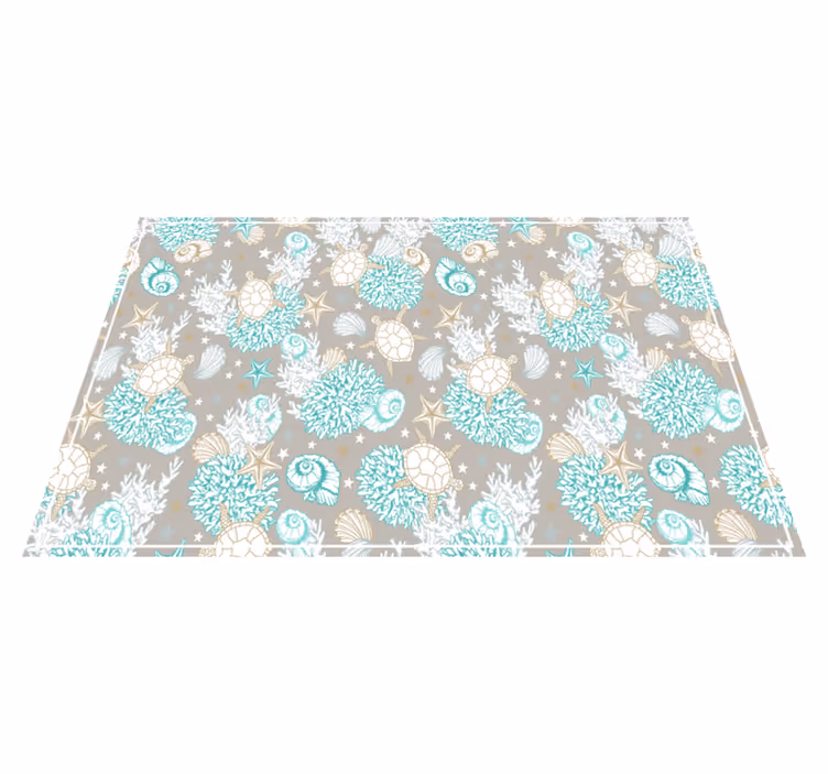 Set de table original motif coquillage - TenStickers
