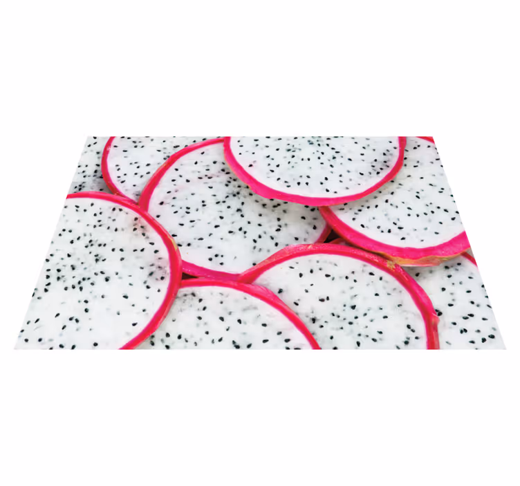 Set de table original tranche de fruit du dragon - TenStickers