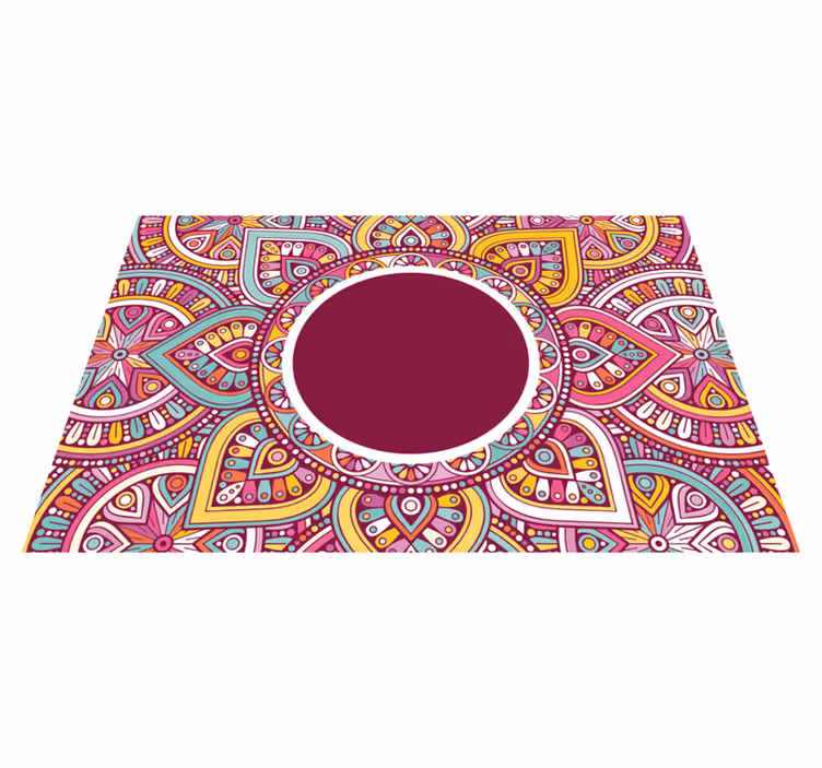 Set de table original motif mandala coloré - TenStickers