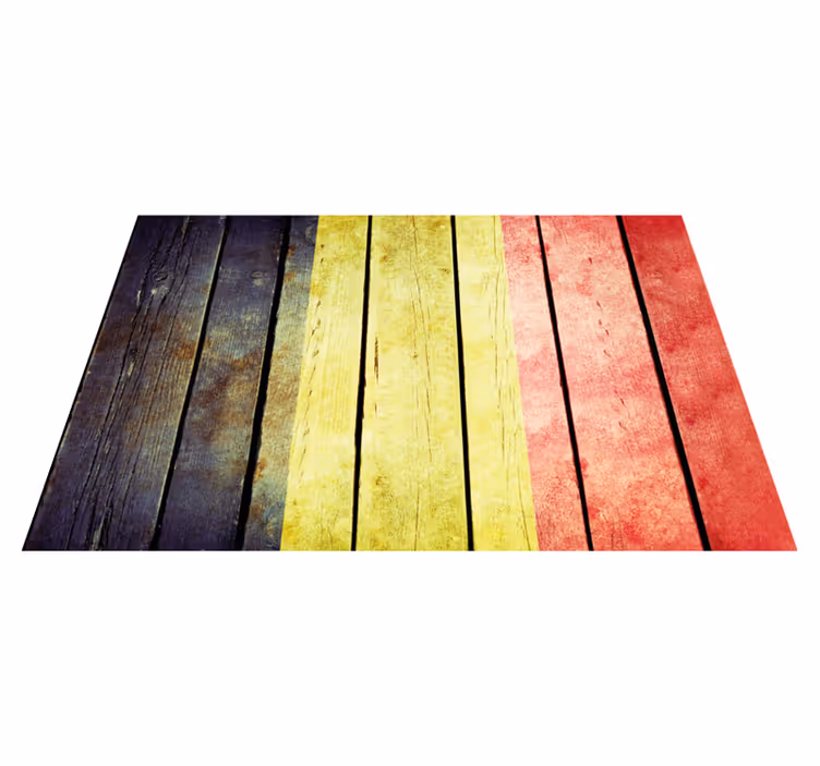 Set de table planches en bois colorées - TenStickers