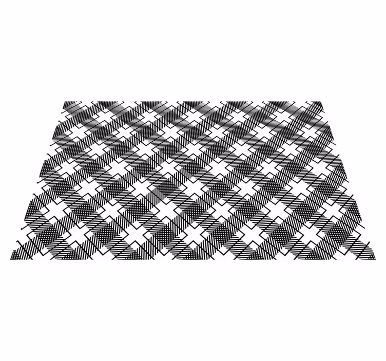 Set de table texture géométrique - TenStickers
