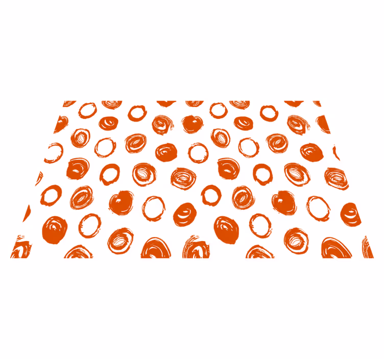 Set de table motif de coups de pinceau circulaires - TenStickers