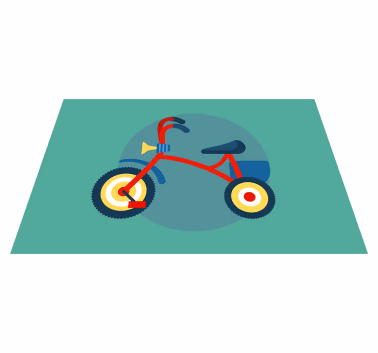 Set de table enfant tricycle avec klaxon - TenStickers