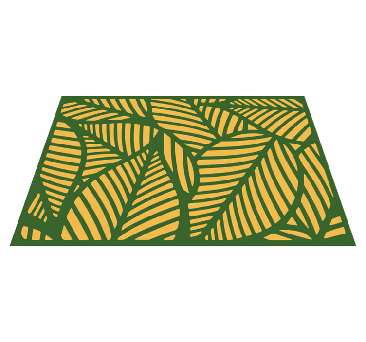 Set de table motif feuilles - TenStickers