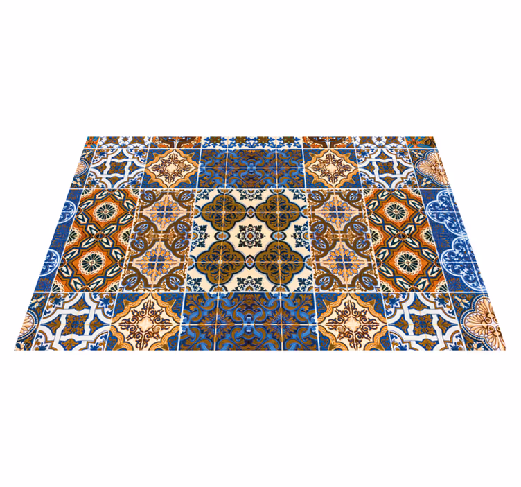 Set de table motifs de carreaux complexes - TenStickers