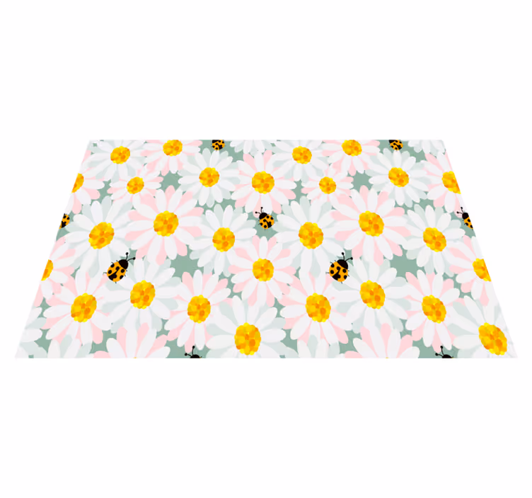 Set de table original motifs floraux éclatants - TenStickers
