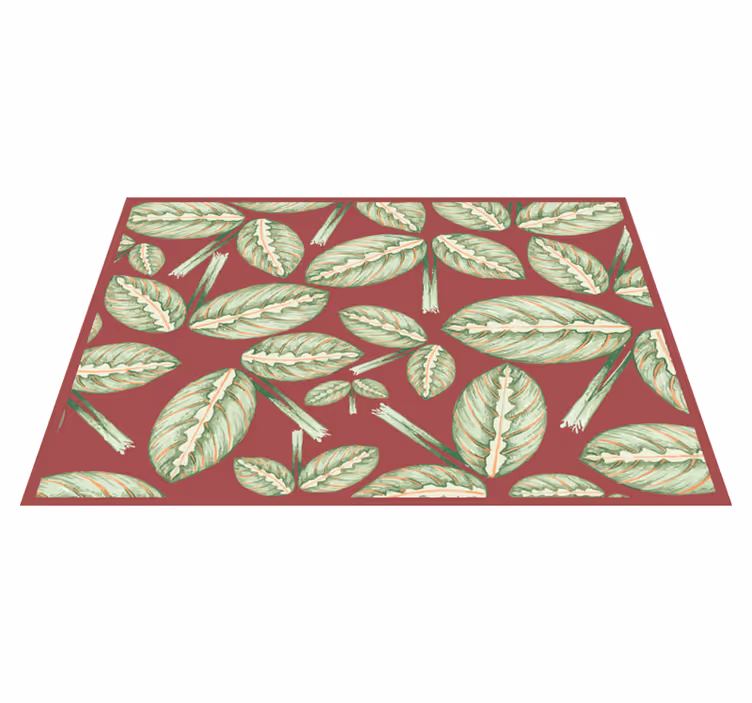 Set de table original motif feuillage - TenStickers
