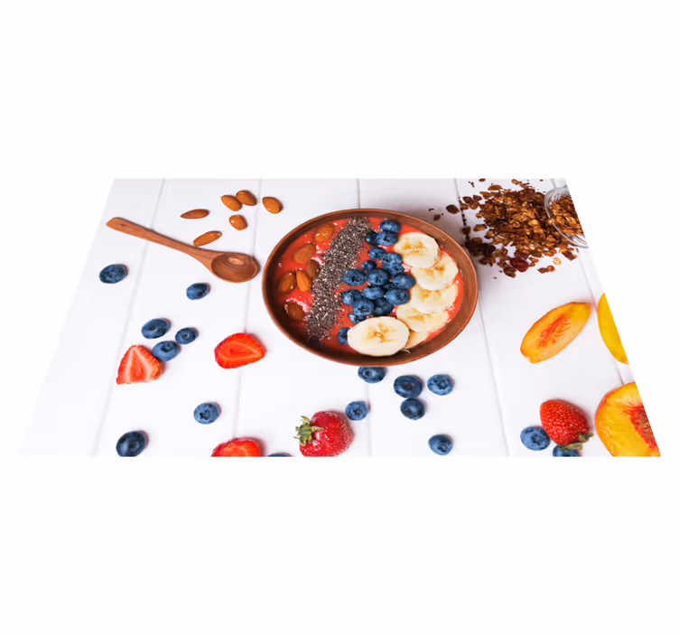 Set de table original bol de fruits - TenStickers