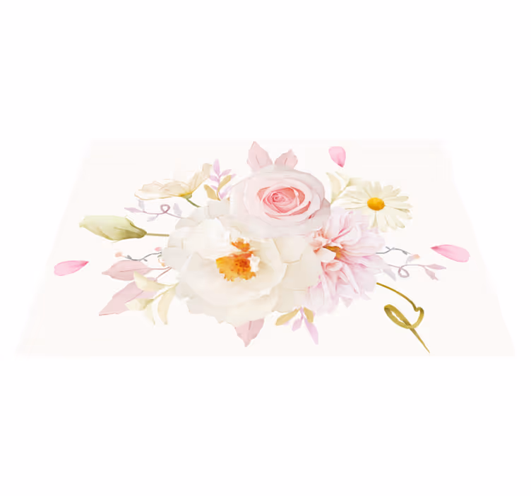 Set de table original arrangement floral enchanté - TenStickers