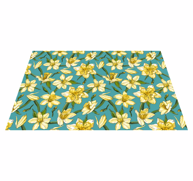 Set de table original motif floral de jonquille - TenStickers
