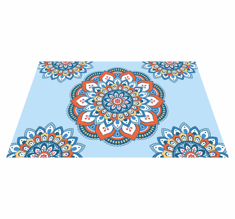 Set de table original motif mandala Éclatant - TenStickers