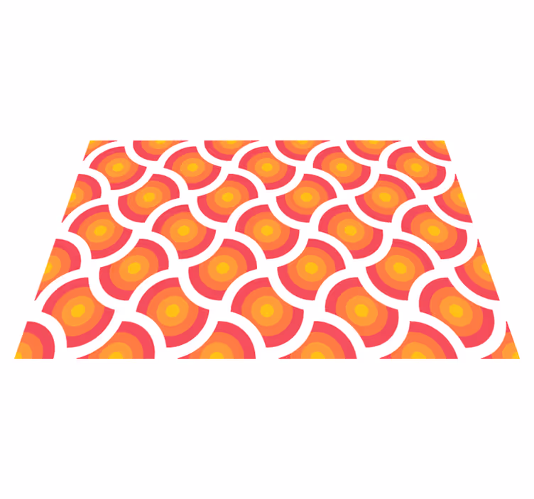 Set de table original surface colorée à motifs - TenStickers
