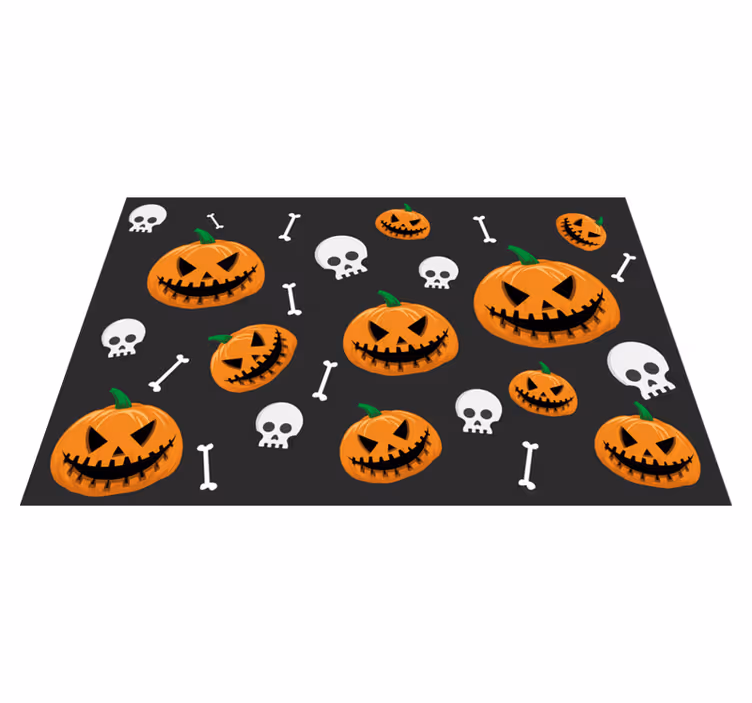 Set de table halloween motif citrouilles halloween - TenStickers