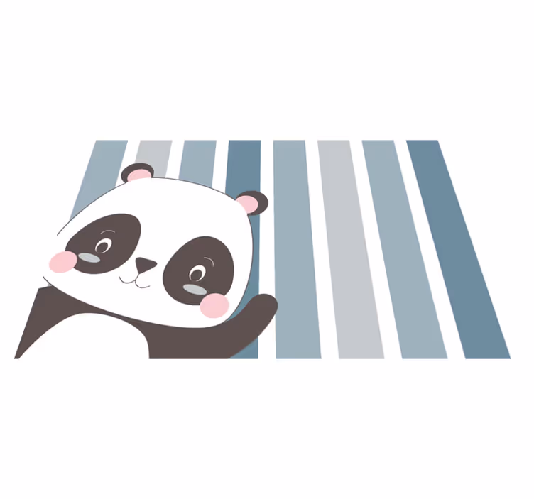 Set de table enfant design personnage panda - TenStickers