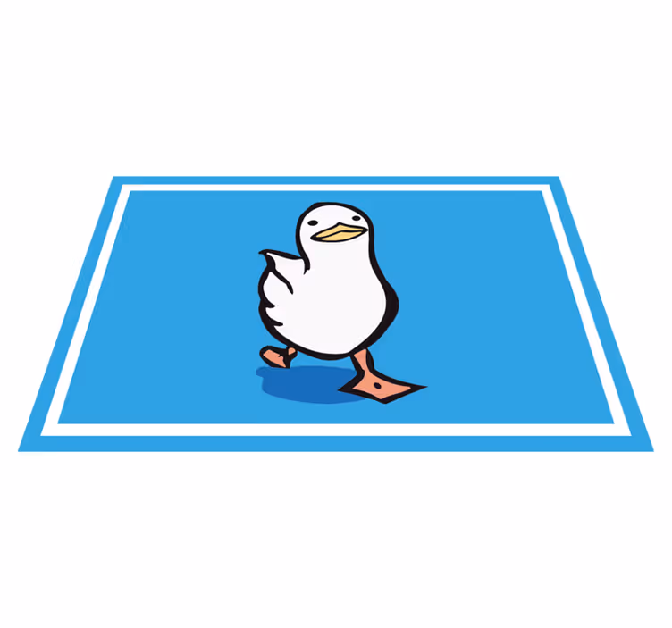 Set de table enfant canard dessin animé - TenStickers