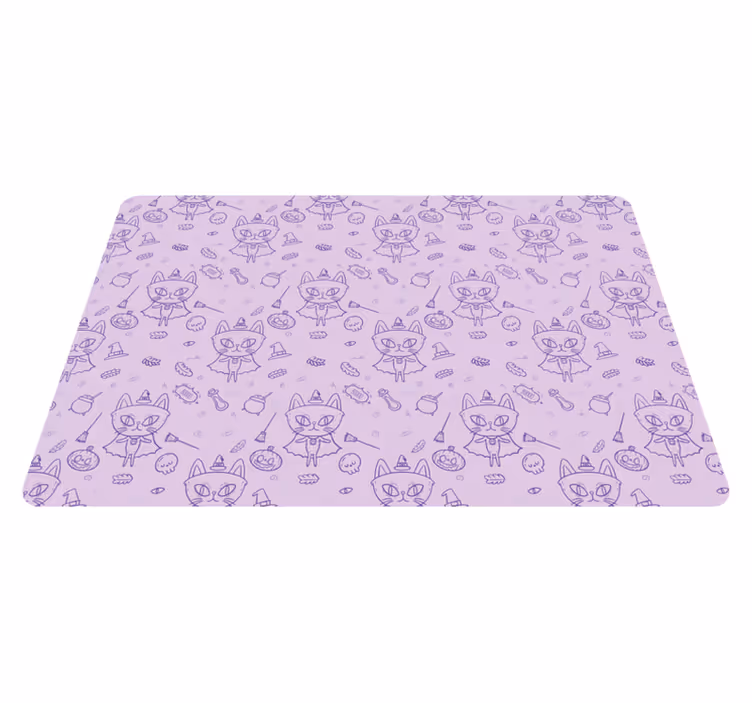 Set de table enfant motif chat fantaisie - TenStickers