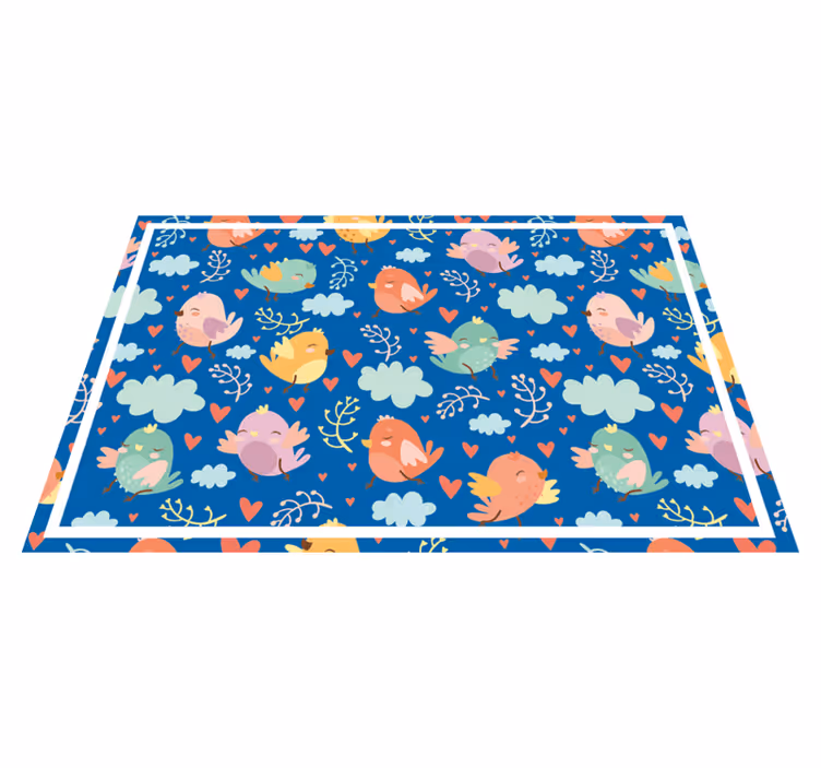 Set de table enfant motifs oiseaux colorés - TenStickers