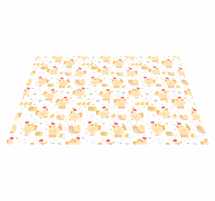 Set de table enfant motif poules mignonnes - TenStickers
