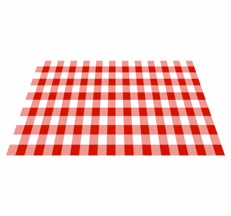 Set de table restaurant style à carreaux traditionnel - TenStickers