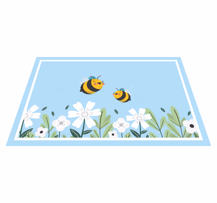 Set de table enfant abeilles joyeuses volantes - TenStickers