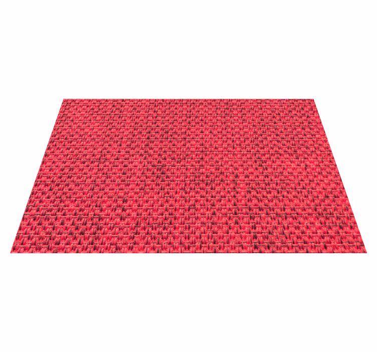 Set de table rouge texturé - TenStickers