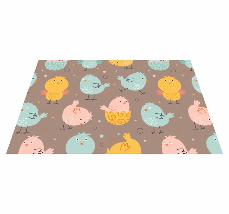 Set de table enfant motifs d'oiseaux vibrants - TenStickers
