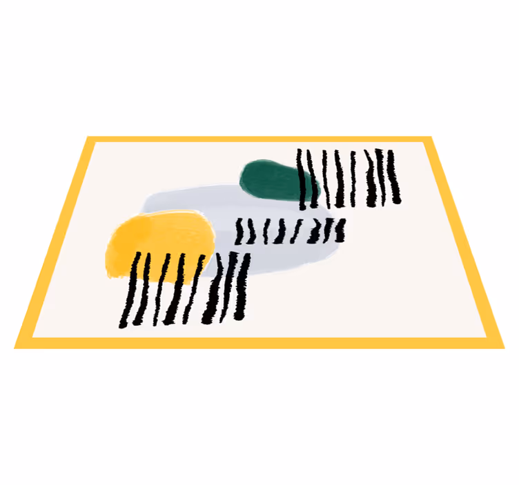 Set de table moderne formes géométriques vives - TenStickers