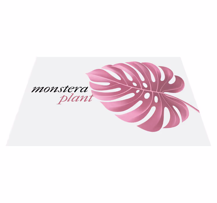 Set de table original motif feuille monstera - TenStickers