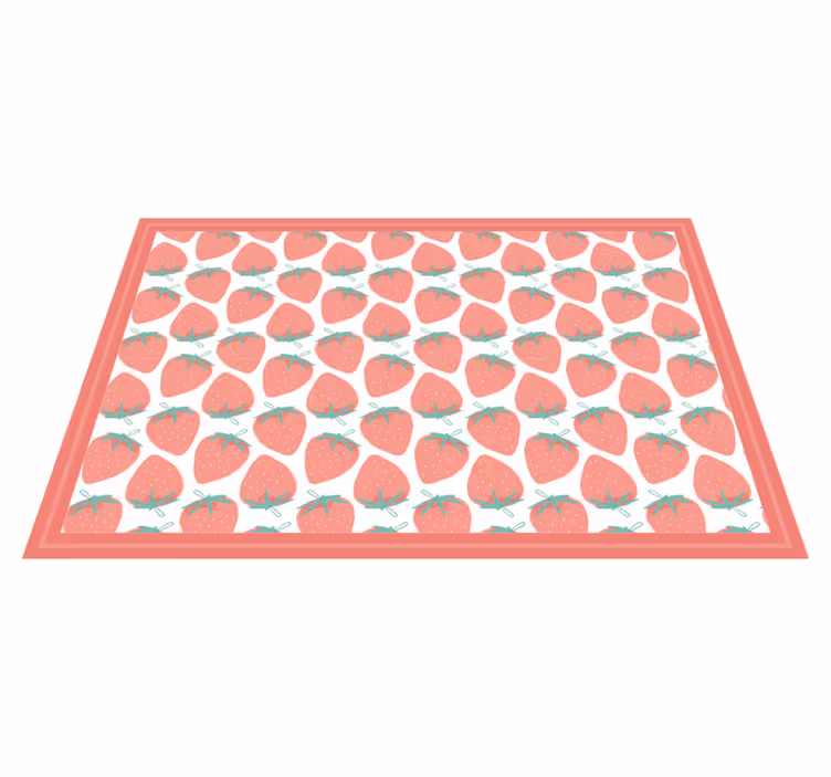 Set de table original motif fraises - TenStickers