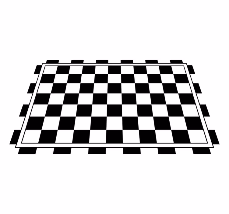Set de table moderne à motif carreaux - TenStickers