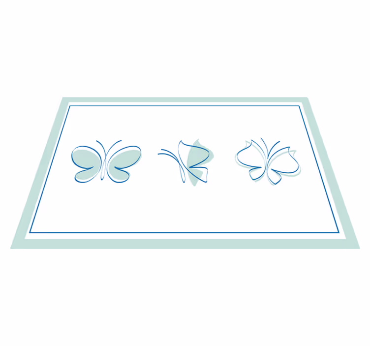 Set de table original motifs de papillons élégants - TenStickers
