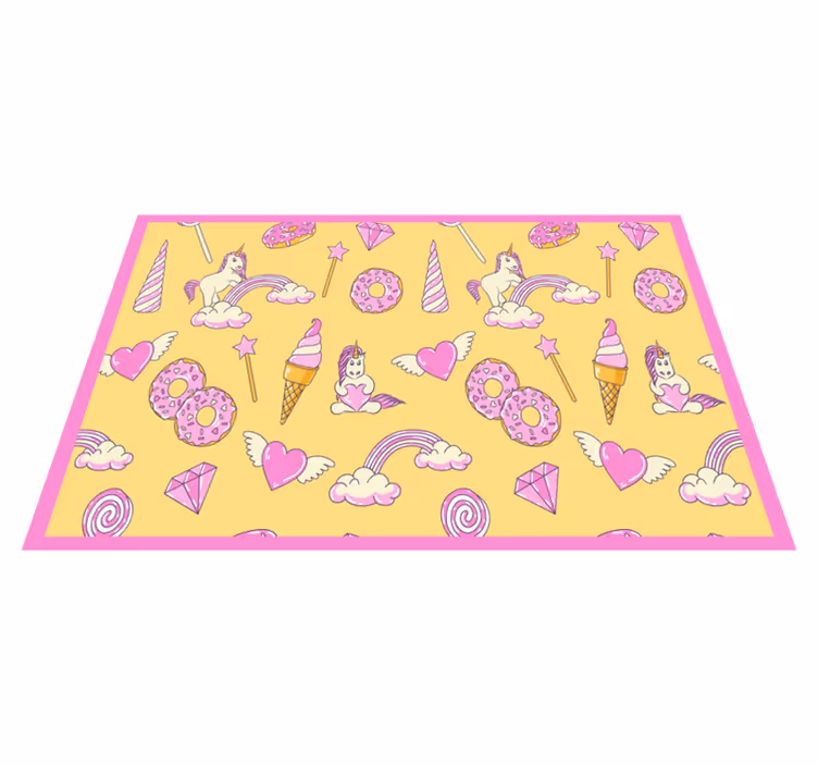 Set de table enfant licorne ludique - TenStickers