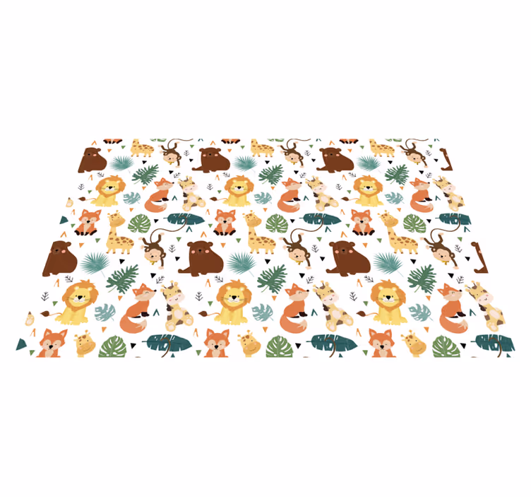 Set de table enfant motifs animaux mignons - TenStickers