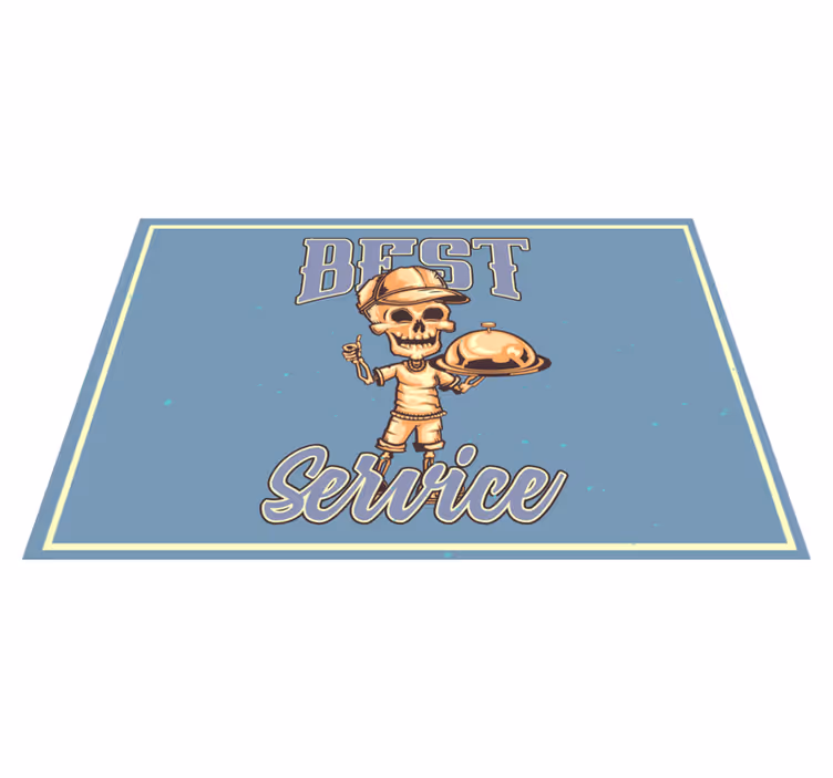 Set de table original service de serveur squelette - TenStickers