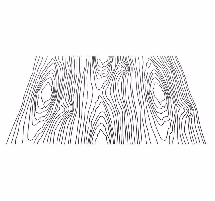 Set de table motif bois naturel - TenStickers