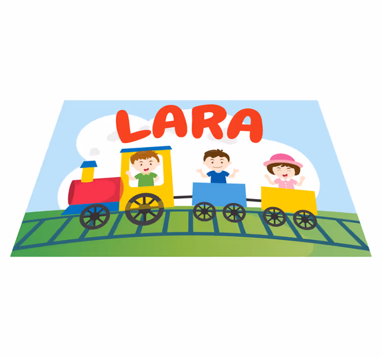 Set de table enfant illustration train pour enfants - TenStickers