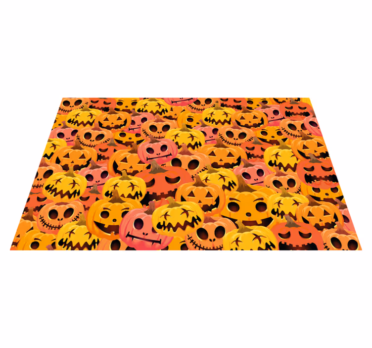 Set de table Halloween collection d'art de citrouilles - TenStickers