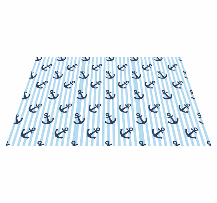 Set de table original motif ancre maritime - TenStickers